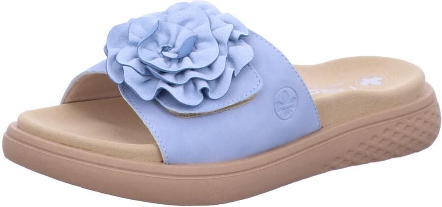 Rieker dames slippers blauw