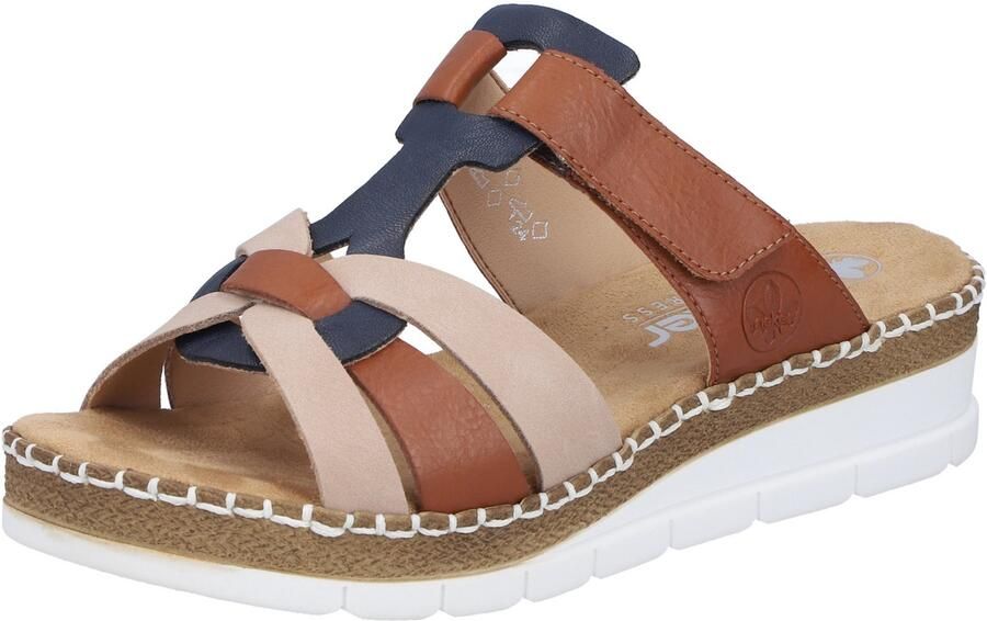Rieker dames slippers bruin