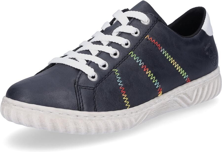 Rieker dames sneaker blauw