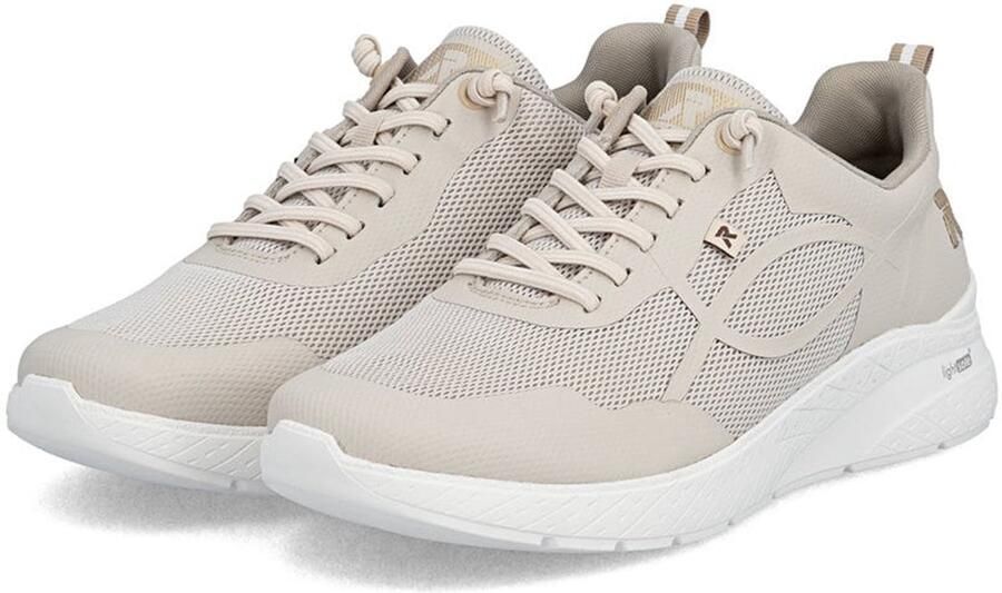 Rieker Dames Sneaker Casual Comfortabel Memory-Foam M8551-60 Beige - Foto 2