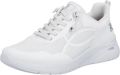 Rieker Dames Sneaker Casual Comfortabel Memory-Foam M8551-80 Wit - Wit