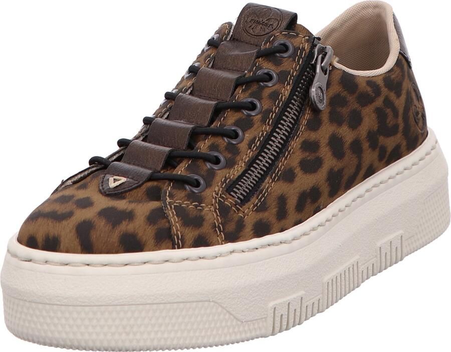Rieker Plateausneakers Sneaker slip-on sneaker slipper met schachtvoering - Foto 1