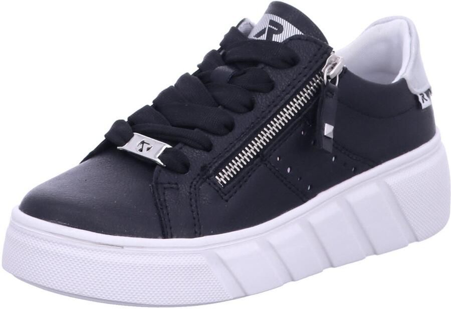 OTTO RIEKER Sport Plateausneakers vrijetijdsschoen lage schoen veterschoen met zijlijke perforatie