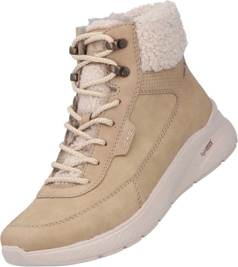 Rieker dames Tex enkellaarsjes beige M8510