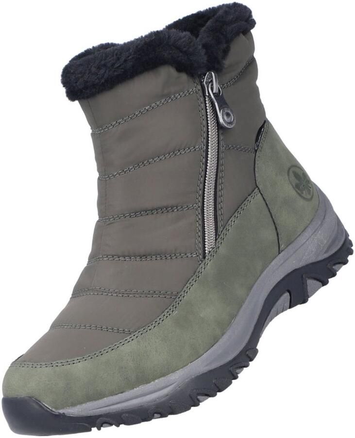 Rieker dames Tex-enkellaarsjes gevoerd groen M9670