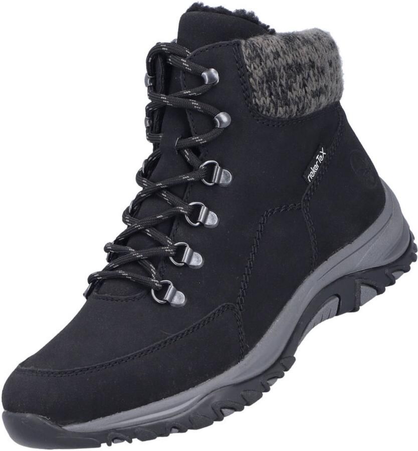 Rieker Winterlaarzen Veterboots enkellaarsjes met TEX-membraan en warme voering - Foto 2