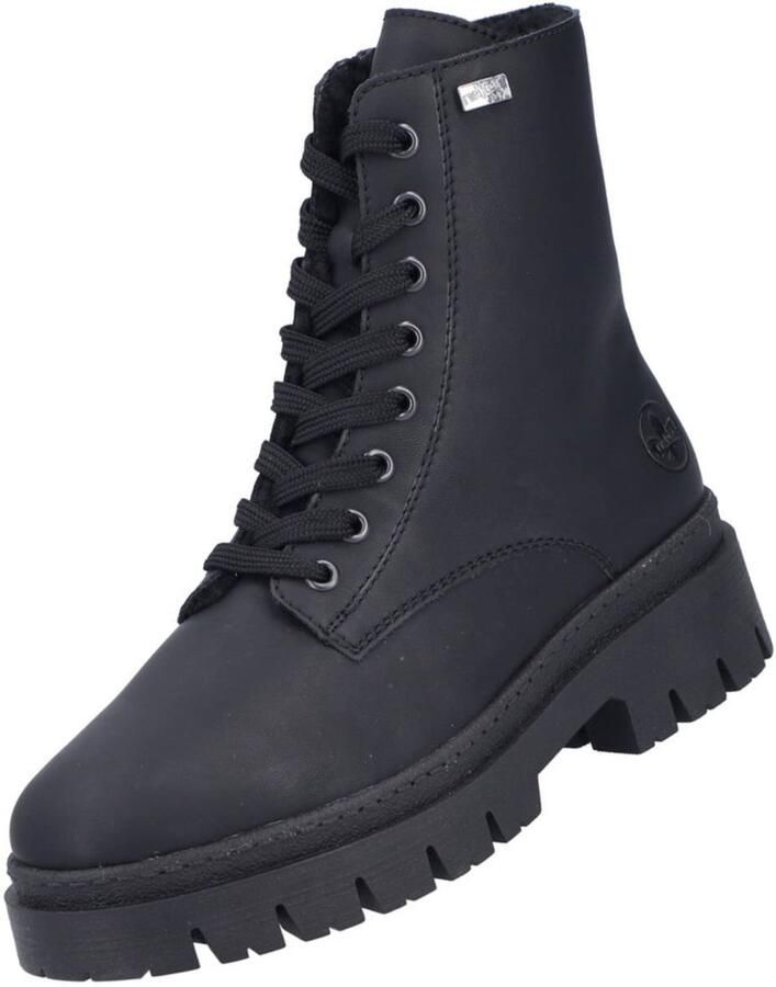 Rieker Winterlaarsjes Plateauboots veterboots met waterafstotend TEX-membraan
