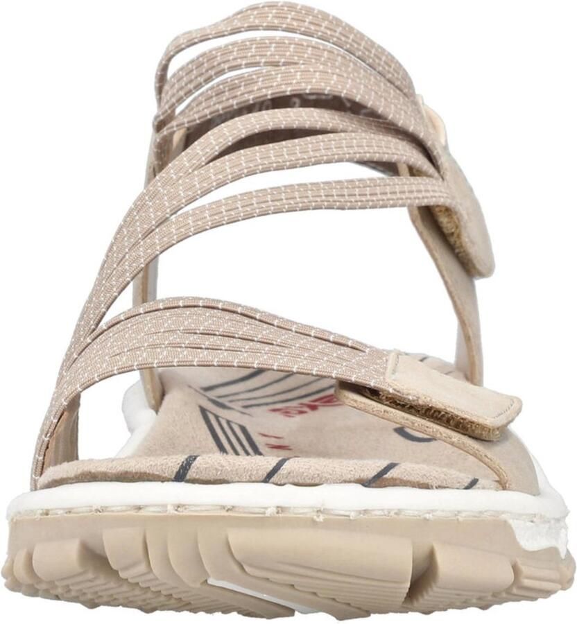 Rieker dames trekking sandalen beige