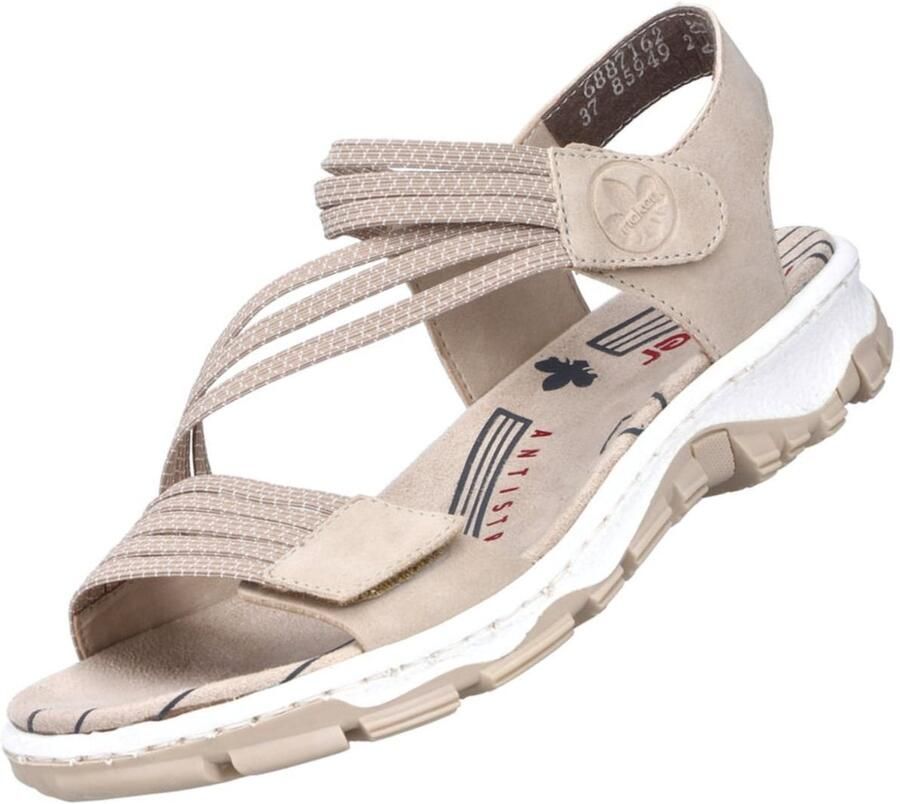 Rieker dames trekking sandalen beige