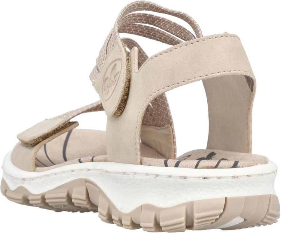 Rieker dames trekking sandalen beige