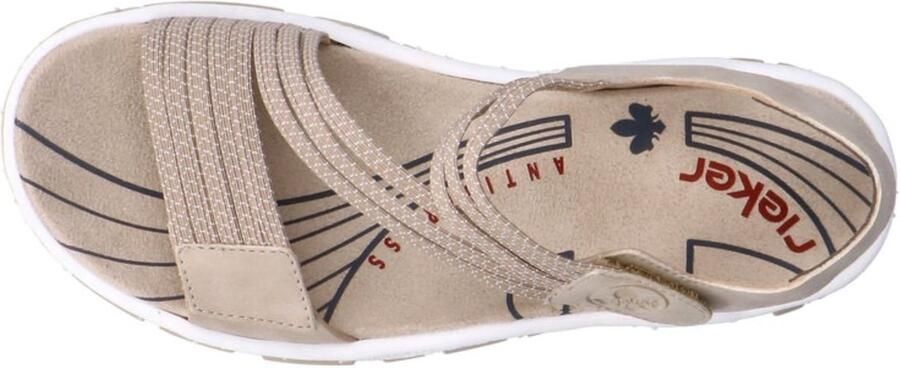 Rieker dames trekking sandalen beige