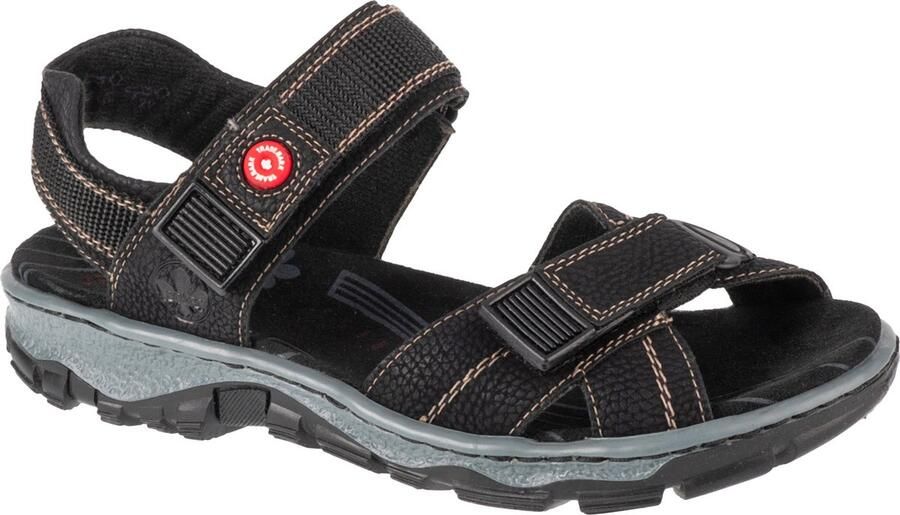 Rieker dames trekking sandalen blauw-grijs Sandalen 68851-02 zwart