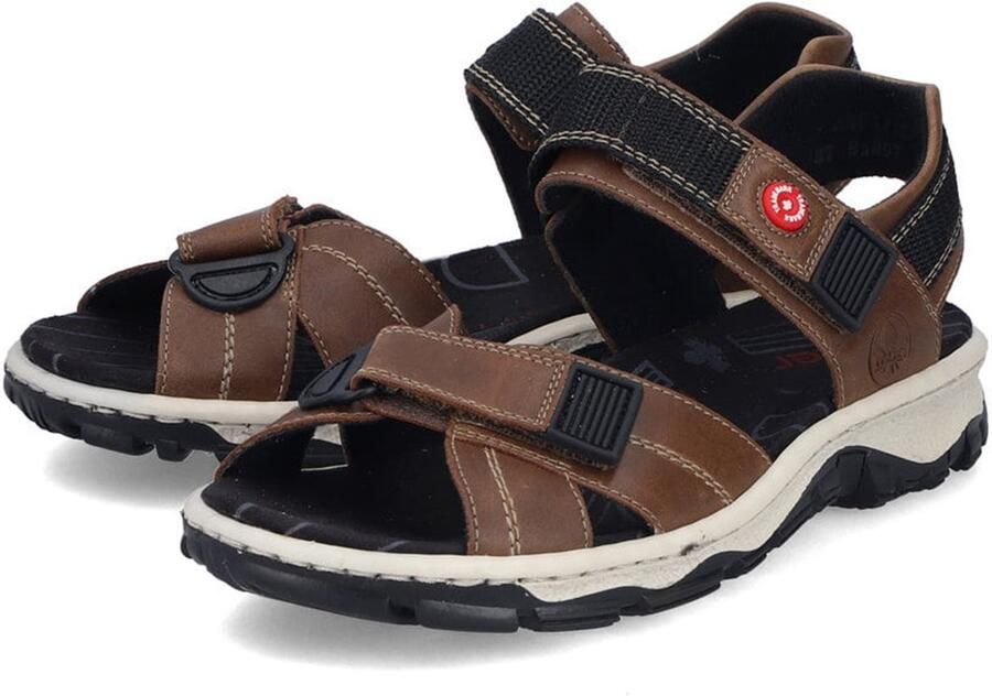 Rieker dames trekking sandalen blauw-grijs Sandalen 68851-22 bruin - Foto 2