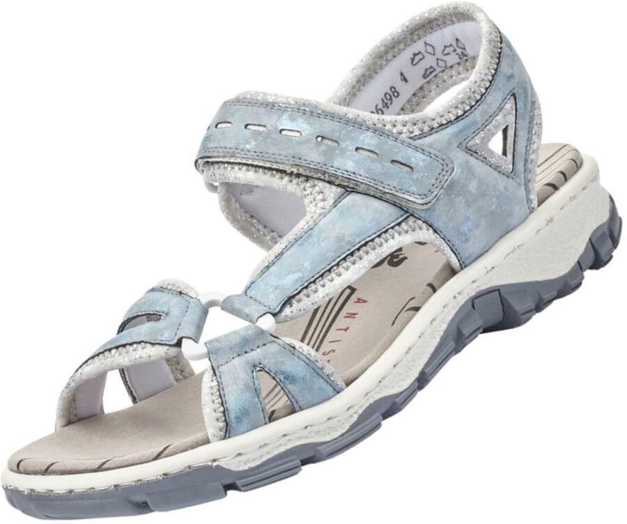 Rieker dames trekking sandalen hemelsblauw Sandalen 68879-12 hemelsblauw - Foto 2