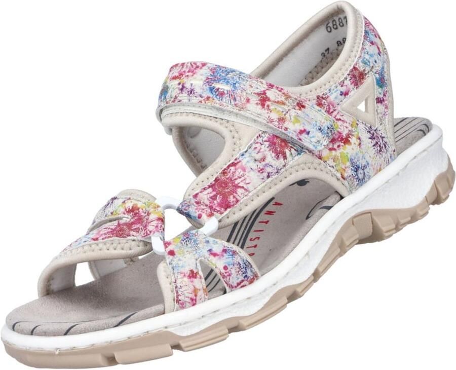 Rieker dames trekking sandalen gekleurd