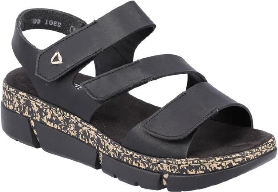 Rieker Sandalen zomerschoen sandaal sleehak met klittenbandsluitingen - Foto 3