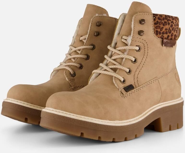 Rieker Winterlaarsjes Winterlaarzen veterlaarzen met waterafstotend TEX-membraan