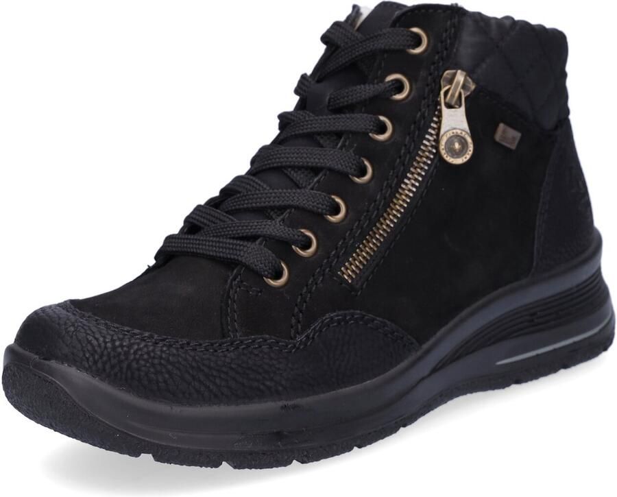 Rieker Winterlaarzen met sierrits aan de buitenkant