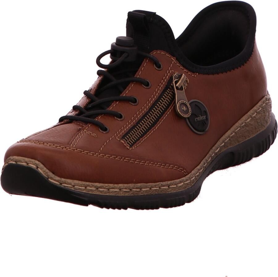 Rieker Slip-on sneakers Ready2GO instapschoen vrijetijdsschoen lage schoen met memosoft-uitrusting