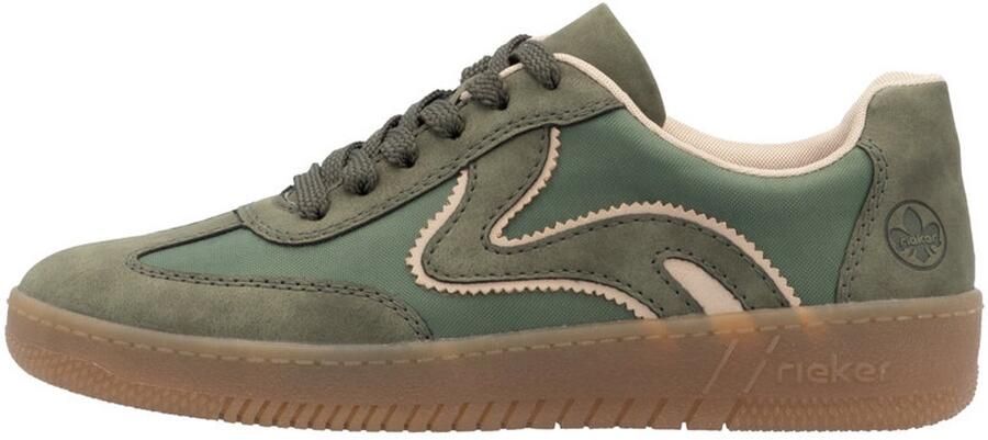 RRieker R-Rieker Plateausneakers vrijetijdsschoen lage schoen veterschoen in vegan uitvoering