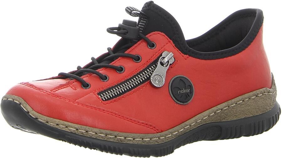 Rieker Slip-on sneakers Ready2GO instapschoen vrijetijdsschoen lage schoen met memosoft-uitrusting