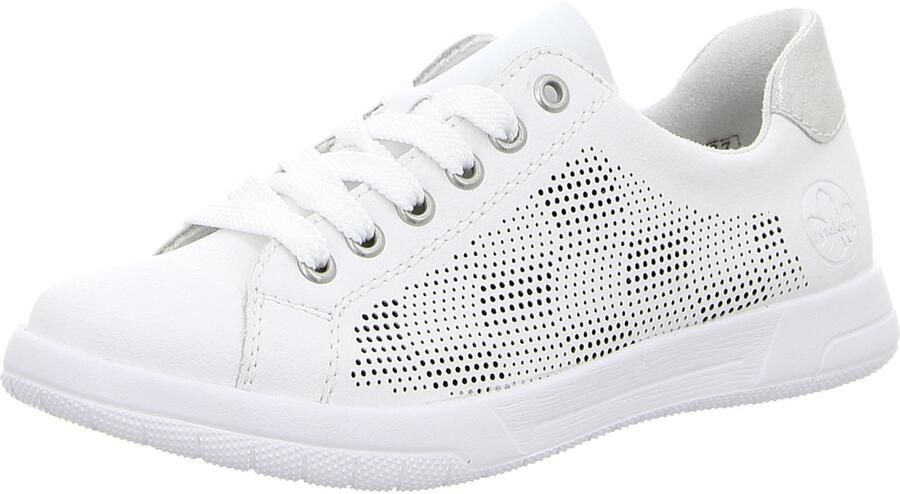 Rieker Sneakers verwijderbare textielinlegzool vrijetijdsschoen lage schoen veterschoen
