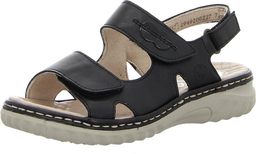 Rieker Dames Veterschoenen zwart