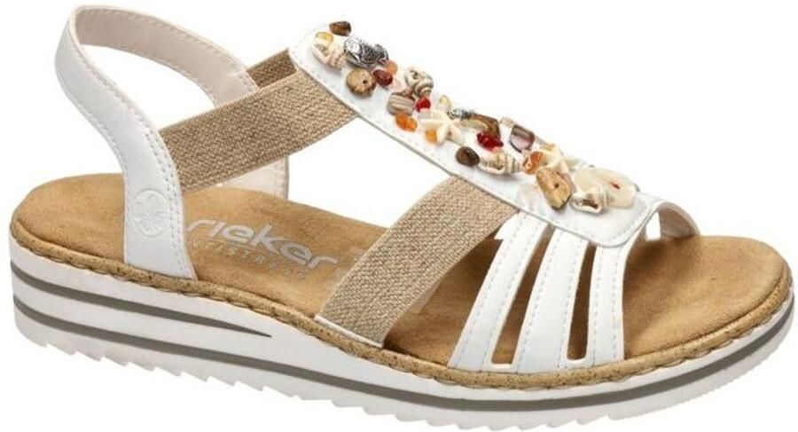Rieker -Dames wit sandalen