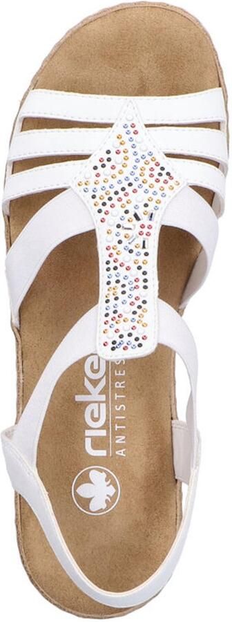 Rieker Comfort Veterschoenen voor Dames in wit - Foto 2