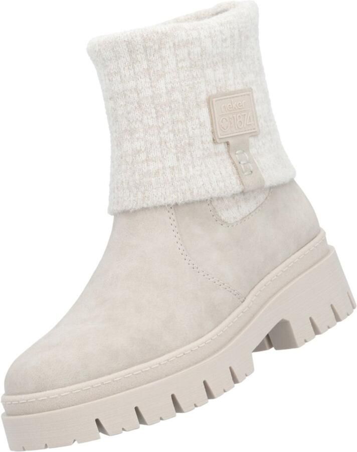 Rieker dameslaarzen gevoerd beige Z9450