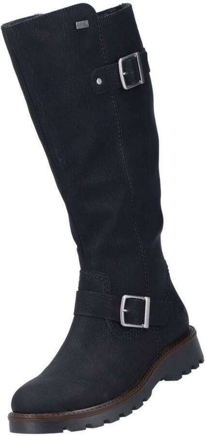 Rieker dameslaarzen Tex gevoerd zwart 73292