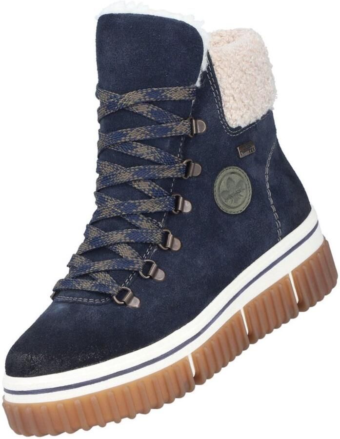 Rieker dameslaarzen van Tex-leer gevoerd blauw Y6347