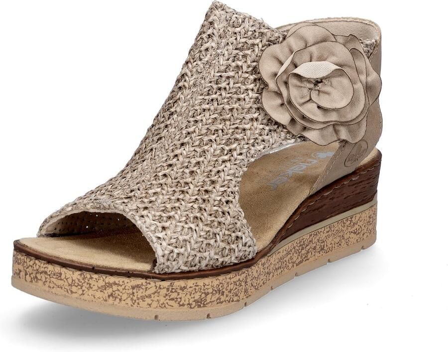 Rieker damessandaal beige