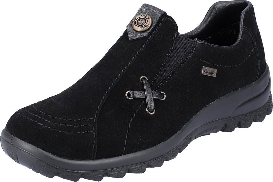 Rieker Slip-on sneakers vrijetijdsschoen lage schoen outdoorschoen met tex-membraan