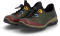 Rieker damesschoenen lage instappers N3271-54 Green - Groen
