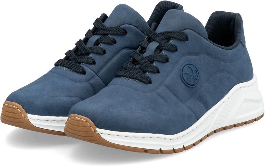 Rieker Sneakers met memosoft-binnenzool vrijetijdsschoen lage schoen veterschoen