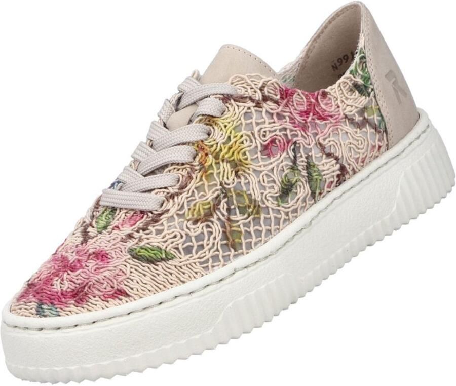 Rieker damesschoenen Veelkleurig gedessineerd