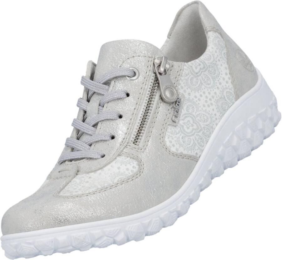 Rieker damesschoenen zilver Extra breed - Foto 1