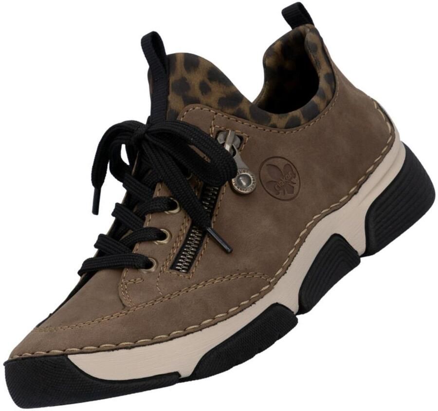 Rieker damesslippers 45973-24 bruin