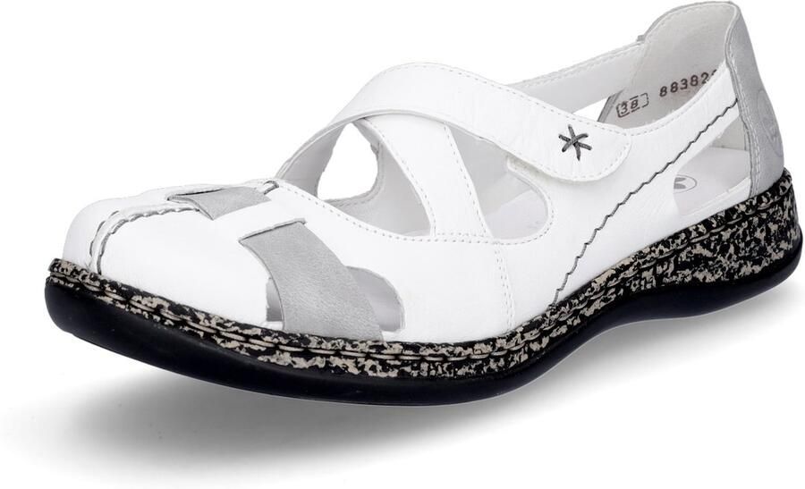 Rieker Instappers Gespschoen instapschoen comfortschoen met klittenband