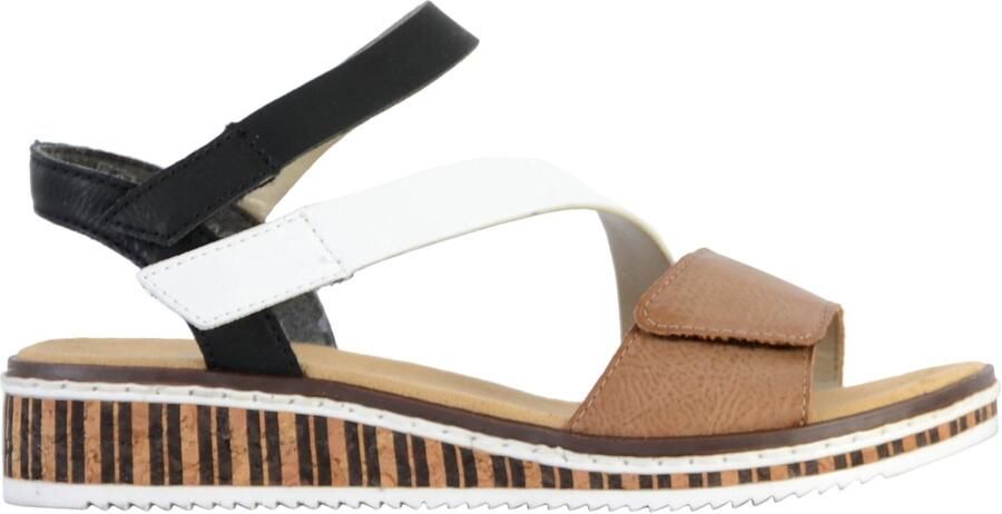 Rieker Sandalen zomerschoen sandaal sleehak in moderne look - Foto 2