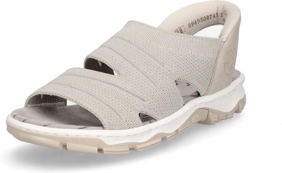 Rieker Sandalen Trekkingsandaal outdoorsandaal zomerschoen met elastische instap