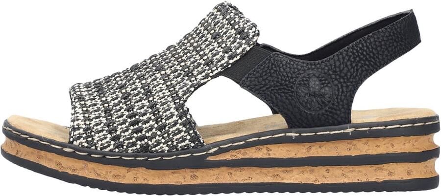 Rieker Comfort Veterschoenen in Zwart - Foto 2