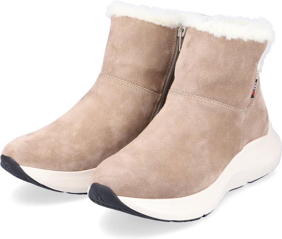 Rieker Warme Taupe Suède Revolution Laarzen Beige Dames - Foto 4