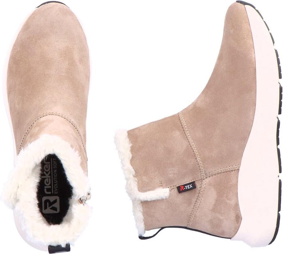 Rieker Warme Taupe Suède Revolution Laarzen Beige Dames - Foto 3