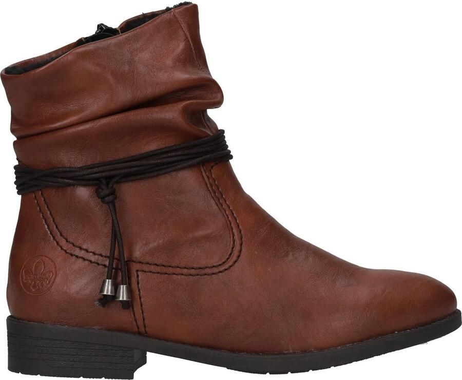 Rieker Comfortabele leren veterschoen voor dames Bruin Dames