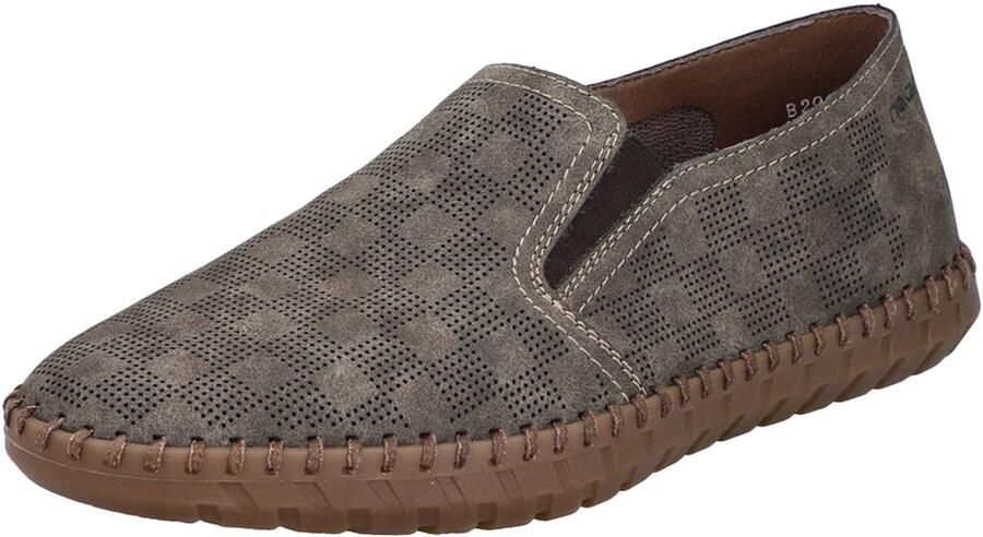 Rieker Instappers loafer instapschoen casual slipper met kleine stretch-inzetten