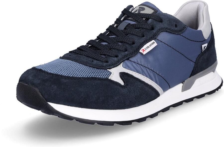 Rieker Evolution herensneaker blauw grijs
