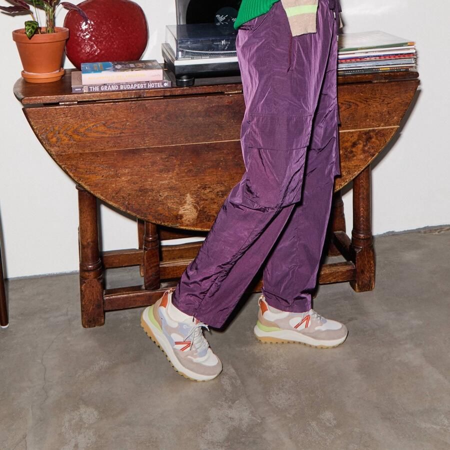 RRieker R-Rieker Sneakers met sleehak Bel Air vrijetijdsschoen lage schoen veterschoen met uitneembaar voetbed