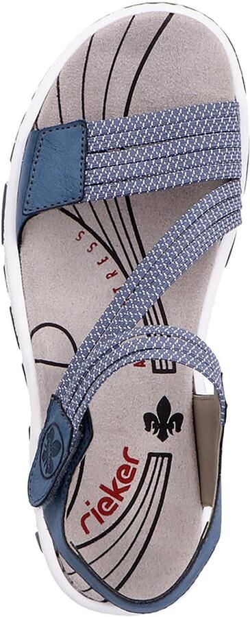 Rieker Sandalen zomerschoen sandaal klittenbandschoen in sportieve uitstraling